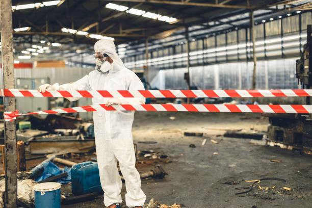 Professional Drug Lab Cleanup technician working in Jamestown, NC